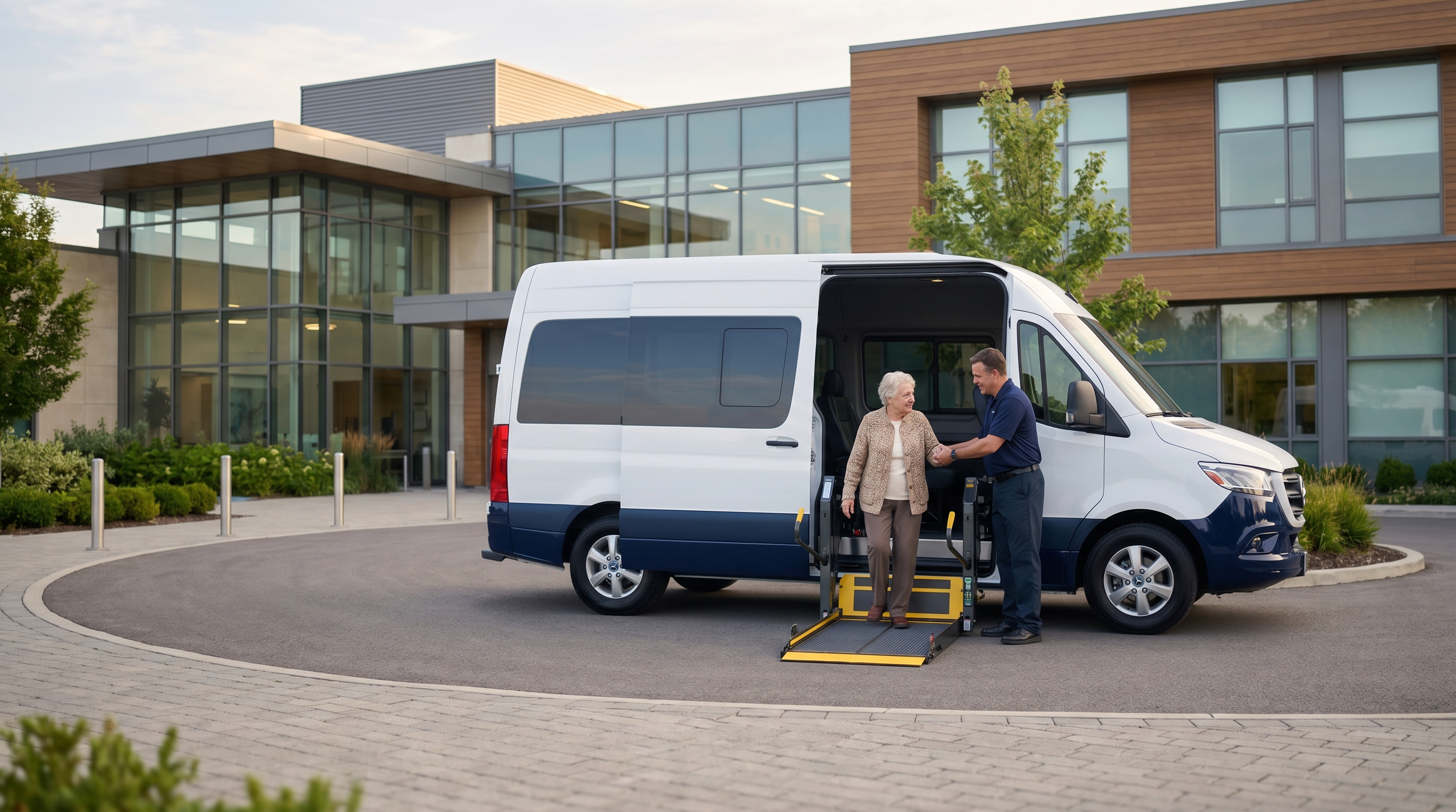 Prime NEMT wheelchair accessible transportation van